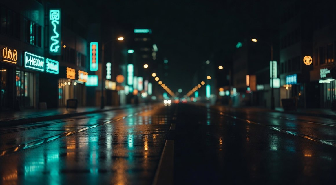 역 주변 저층 상권 야경 이미지 — 안산 중앙동 안내